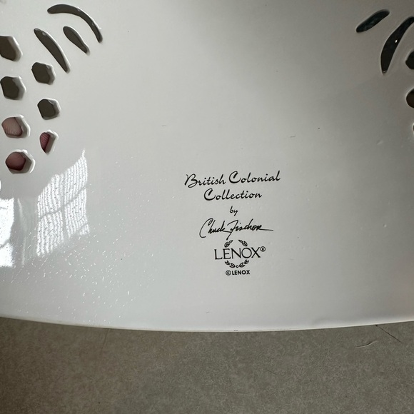 Vintage Lenox White British Colonial Collection Bowl - Picture 7 of 10